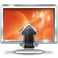 Computer Monitor Icon - symbol - High Resolution PNG