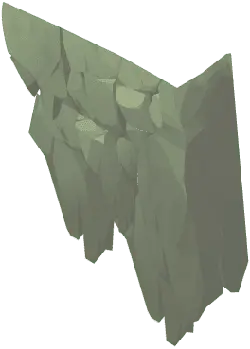 Broken Rock Structure - gray - Transparent Layer PNG