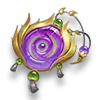 Purple Wisteria Fairy - flower - Transparent Layer PNG