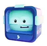 Little Robot - smiling - Free Download PNG