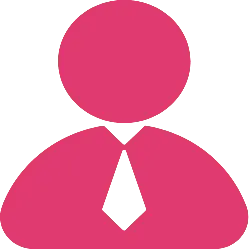 Pink Tie Icon - person - Transparent Layer PNG