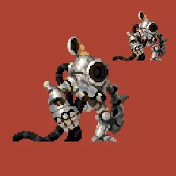 Mechanical Mouse - pixel art - High Resolution PNG