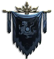 Lion Flag - design - High Resolution PNG