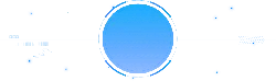 Blue Circular Interface - minimalism - Transparent Background PNG