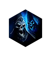 Warrior Skeleton - glowing - Transparent Layer PNG