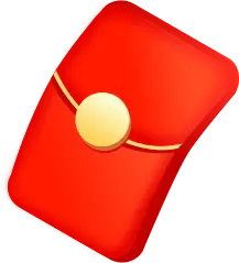 Red Envelope - new year - Transparent Layer PNG