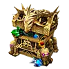 Gold Treasure Chest - gems - PNG