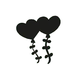 Heart Balloons - gift - High Resolution PNG