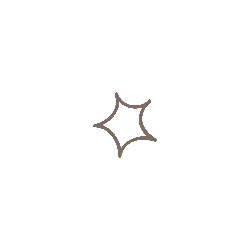 Four-pointed star - symbol - decoration - High Resolution PNG