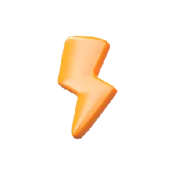 Lightning Bolt Symbol - sign - design element - Free Download PNG