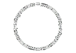 Musical Notation Circle - music - Free PNG