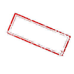Red Rectangle Frame - red - artwork - High Resolution PNG