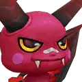 Pink Demon Cat - pink - High Resolution PNG