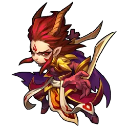 Fire Spirit Warrior - orange - Free PNG