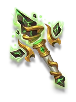 Green Staff - spell - No Background PNG