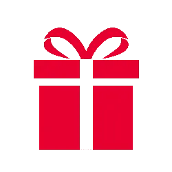 Gift Box - black - package - Transparent Layer PNG
