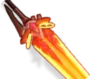 Flaming Sword - weapon - Trending PNG