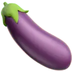 Eggplant - long-shaped ediblen - purple - No Background PNG