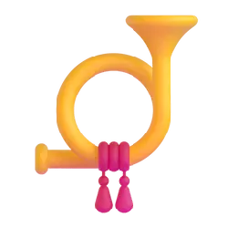 Trumpet - pink - PNG Images