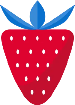 Strawberry - eatable - white - Free Download PNG