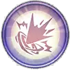 Purple Crystal Badge - PNG