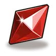Red Diamond - shining - PNG