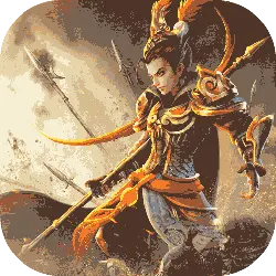 Golden Armor Warrior - Free for Commercial Use PNG
