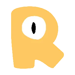 Letter R - simple - PNG Images