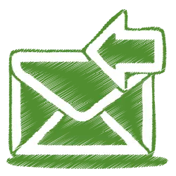 Email Icon - green - Free PNG