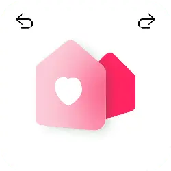 Heart House Icon - house - No Background PNG