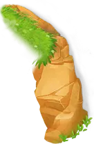 Rock Tree - growth - Transparent Background PNG