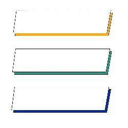 Colored Border Rectangles - rectangle - No Watermark PNG