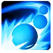 Blue Energy Balls - technology - Transparent Background PNG