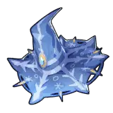 Ice Crystal Squid - marine life - Transparent Background PNG