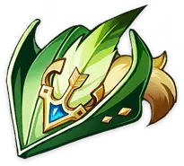 Green Feather Helmet - decoration - Transparent Layer PNG