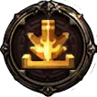 Golden Emblem - Highly Rated PNG