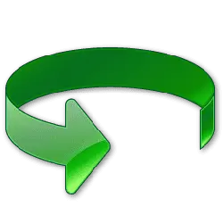 Green Rotating Arrow - green - High Resolution PNG