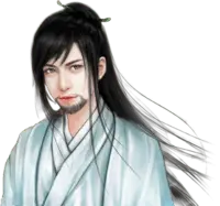 Long Haired Man - ancient - No Background PNG