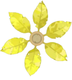 Yellow Flower - nature - leaves - Transparent Layer PNG