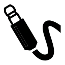 White Line Pattern on Black Background - Designer Recommended PNG - abstract
