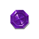 Purple Gemstone - octagon - No Background PNG