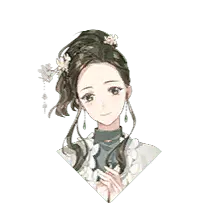 Hairpin Girl - hair accessory - Free Download PNG
