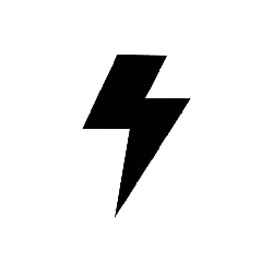 Lightning Bolt Symbol - graphic - symbol - Transparent Layer PNG