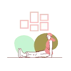 Sitting Girl - simple - PNG
