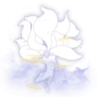White Fox - anime style - Free PNG