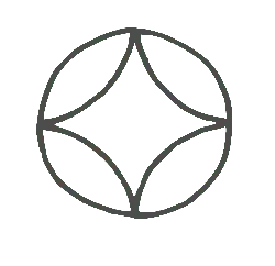 Quadrifolium Pattern - line art - High Resolution PNG