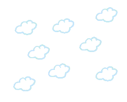 Clouds - outline - High Resolution PNG