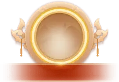 Golden Circular Badge - logo - PNG