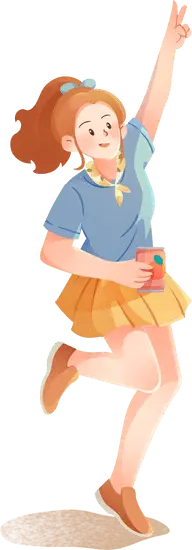 Girl Jumping Rope - happiness - Lossless PNG