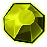 Green Gem - shining - green - High Resolution PNG